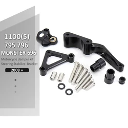 New Motorcycle Steering Dampers Stabilizer Bracket Mount Kit Support For Ducati 1100 S 1100S For Ducati1100