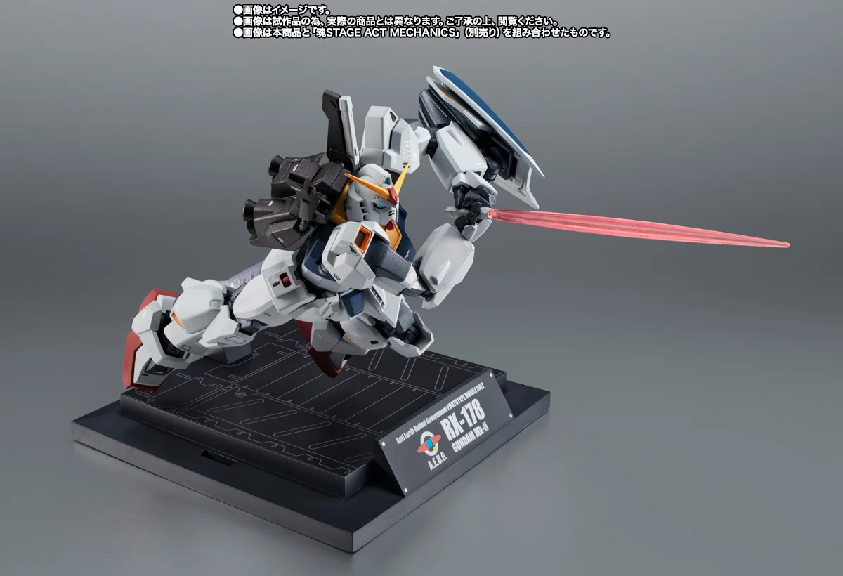Original In Stock Bandai ROBOT SPIRITS Z Gundam 40th AEUGO Specification RX-178 Gundam Mk-II Figure Anime Genuine Action Model view 6