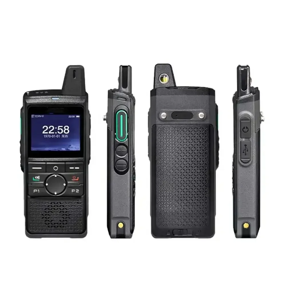 HYT PNC380 4G Handliches Netzwerk 5000 km IP67 Wasserdichtes kabelloses Android Walkie Talkie Zello Real PTT Poc SIM-Karte Zwei-Wege-Radio