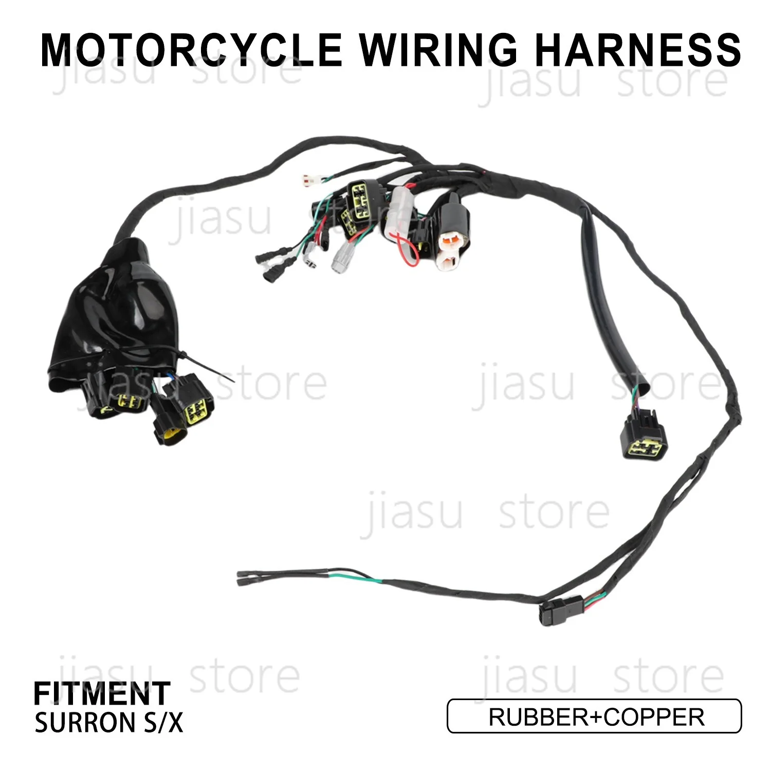 Full Motorcycle Wiring Harness Compatible with SUR-RON S/X Light Bee Electric Dirt Bike Modification Accessories
