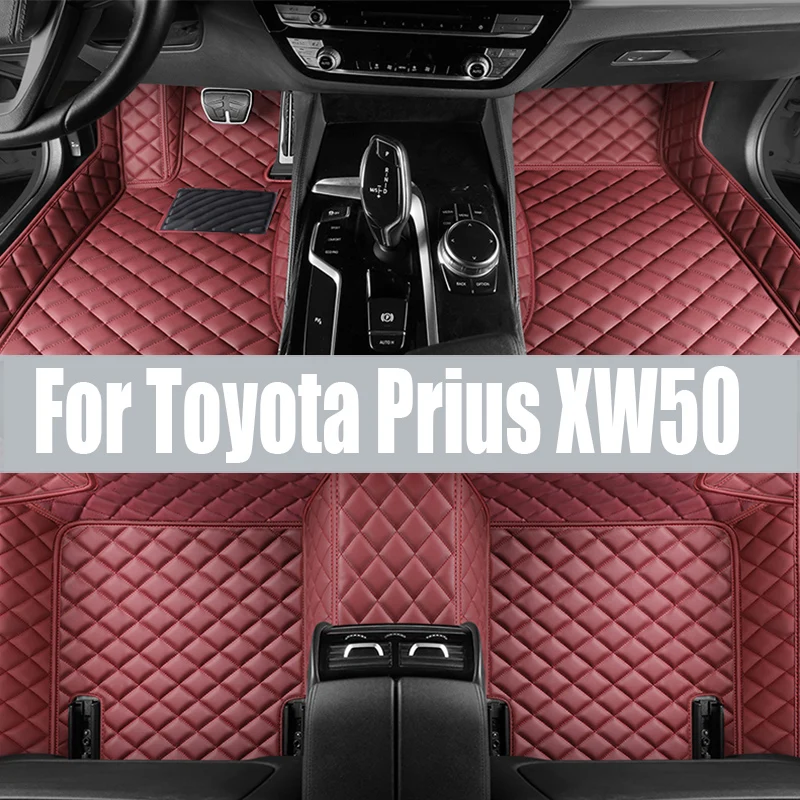 

Car Floor Mat for Toyota Prius XW50 2016~2022 2017 Panel Parts Foot TPE Liner Interior Carpet Pad Custom Cover Rug trunk mat