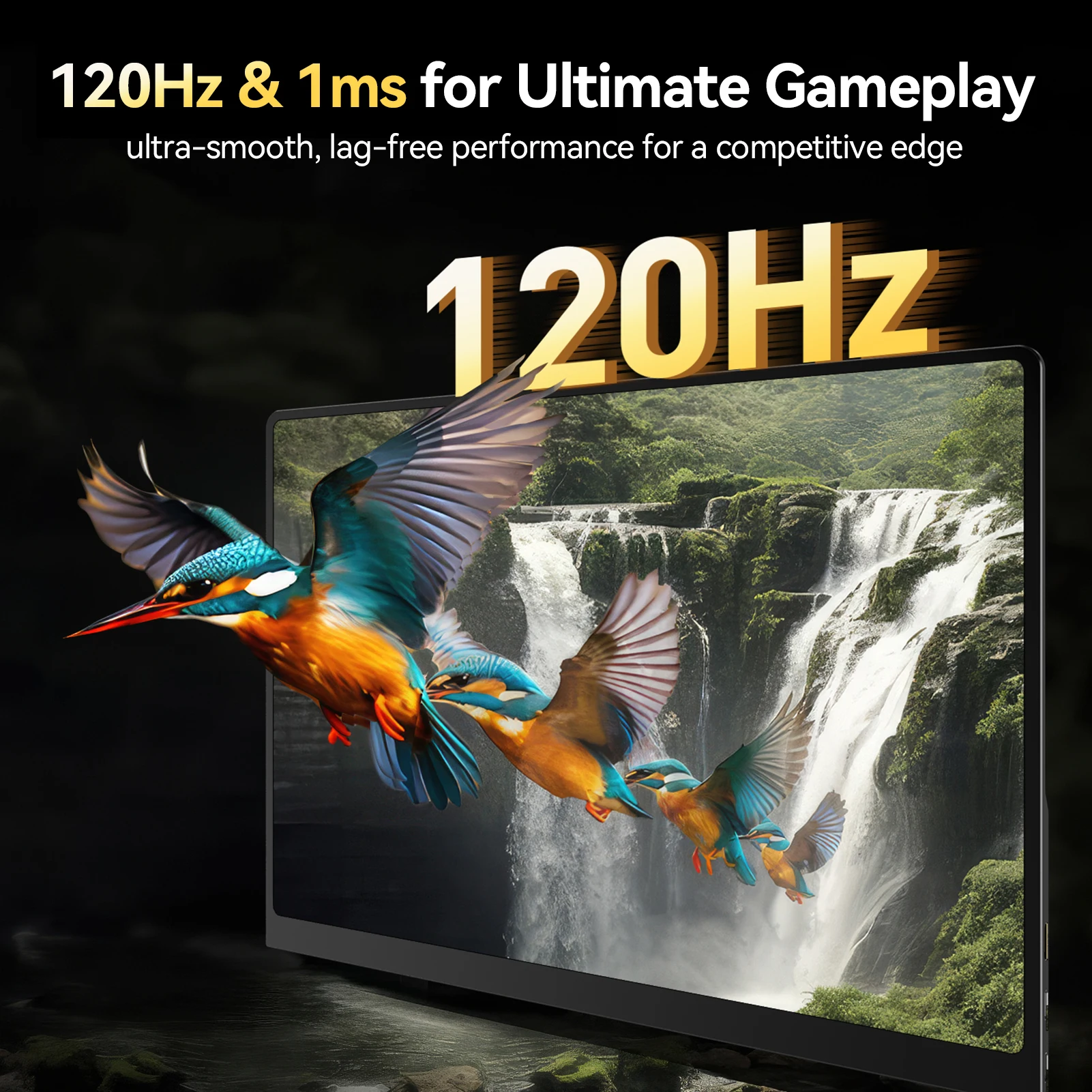 Imagem -03 - Monitor Portátil Uperfect 16 Oled 3k 120hz Display para Jogos 500nits 100 Dci-p3 com Hdmi Usb-c Tela Externa para pc Laptop Telefone Xbox Switch Ps5