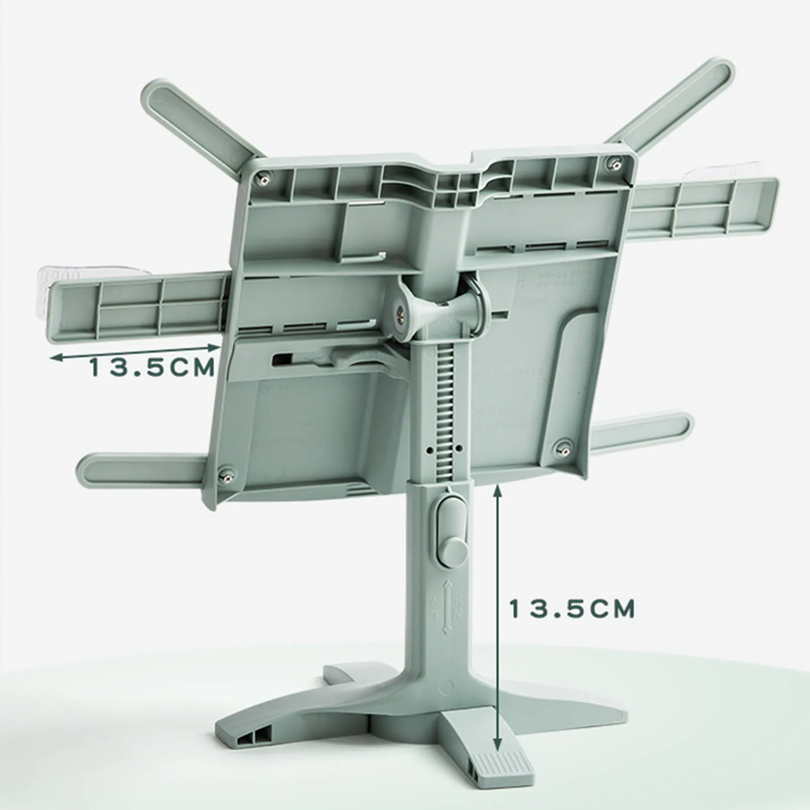 Adjustable Desk Books Stand Children Book Holder Tray with Page Paper Clips for Reading Writing Drawing