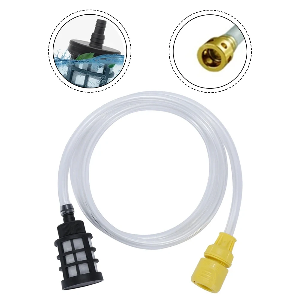 1set 1.5m Slang Met 2 stuks Connector zelfaanzuigende Waterinlaatleiding zelfgewicht Waterinlaat pijp Set Voor Karcher K2 K3 K4 K5 Onderdelen