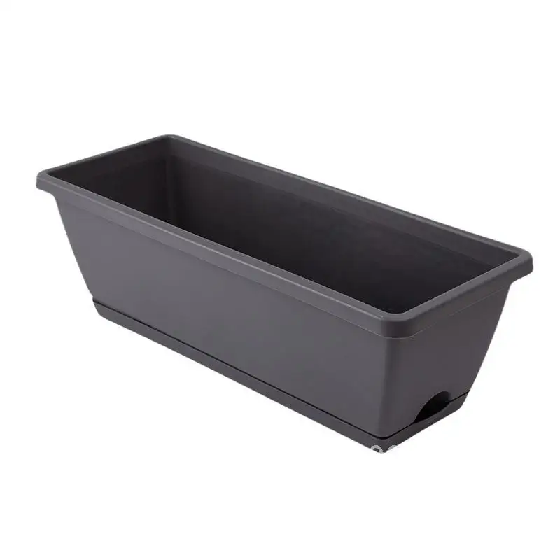 

New Style Vegetable Pot Household Balcony Thickened Large Flower Pot Vegetable Pot Hollun Pot Planting Pot Plastic Flower Pot
