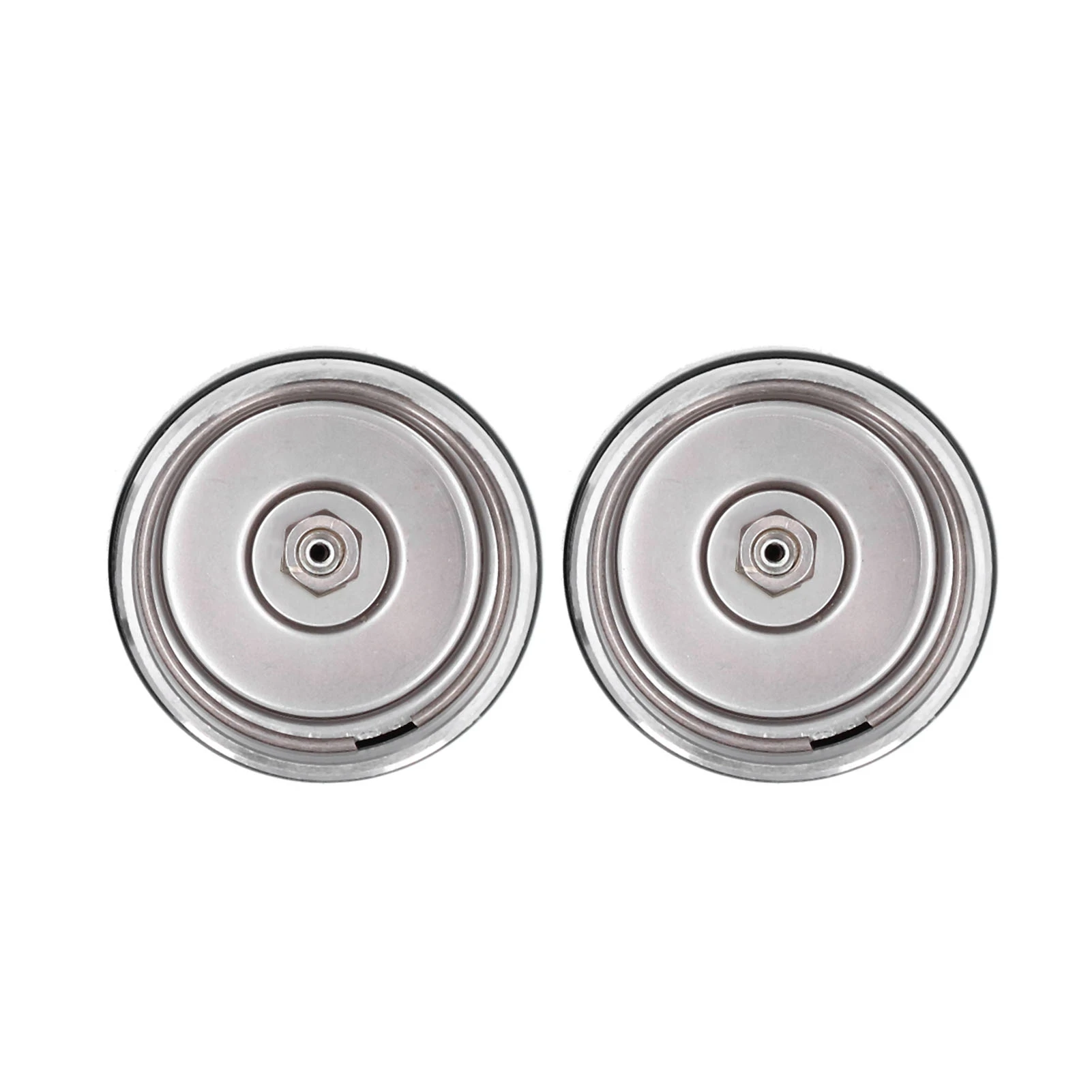 2pcs 1.98in Bearing Buddy Protectors Stainless Steel Lubricators Universal for Trailers Boats