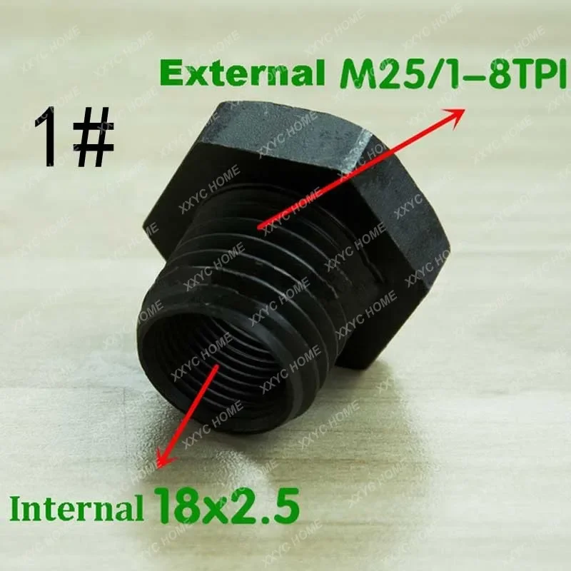 1PC Thread Spindle Adapter M18 x 2.5 To 1” × 8TPI / M33 x 3.5  Wood Turning Tool Accessories