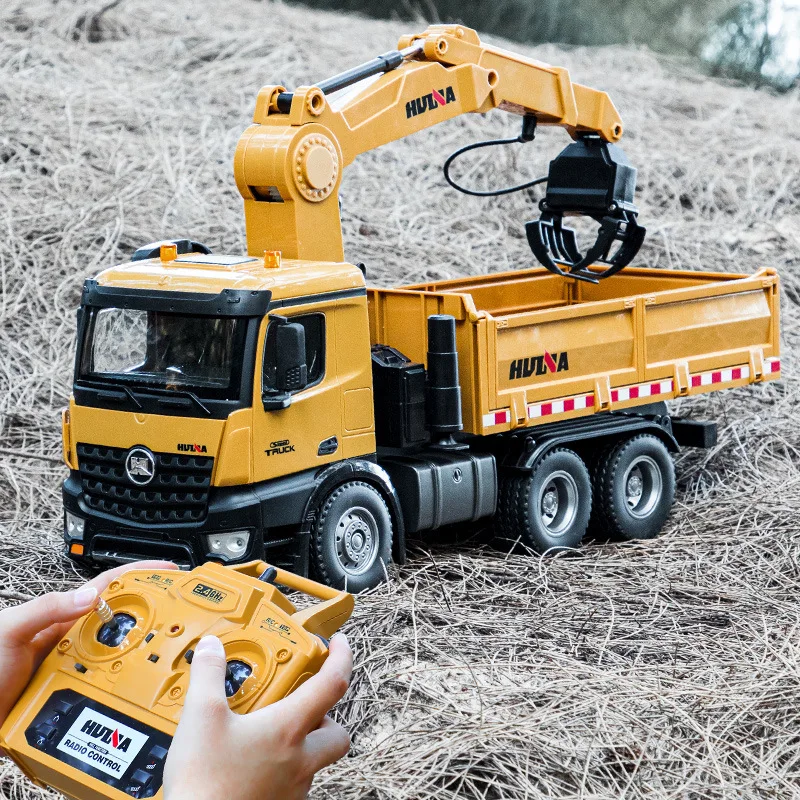 

Huina 15 Channel 1575 Remote Control Excavator 1:14 Alloy Remote Control Car Engineering Car Excavator Children's Toy Gift