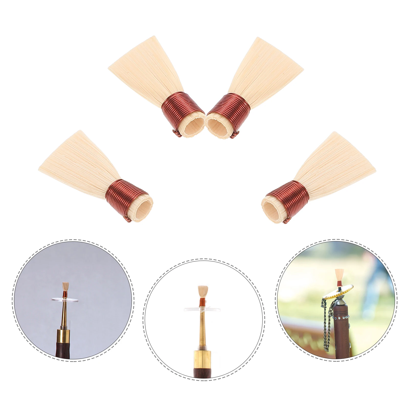

4 PCS D Adjustment Reed Chinese Suona Instrument Mouth Reeds Mouthpieces Portable Tools