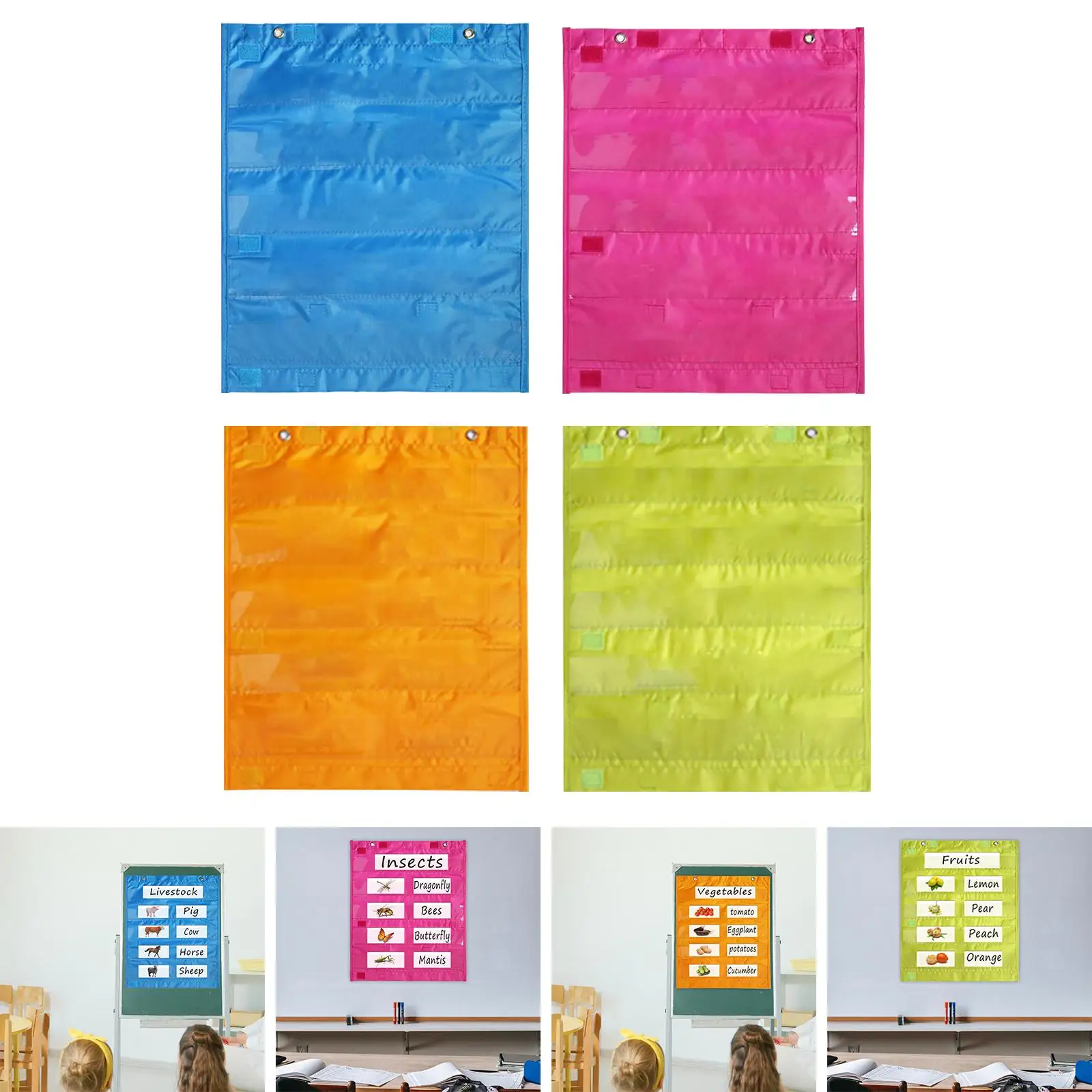 

Magnetic Pocket Chart Teaching for Classroom Center Activities