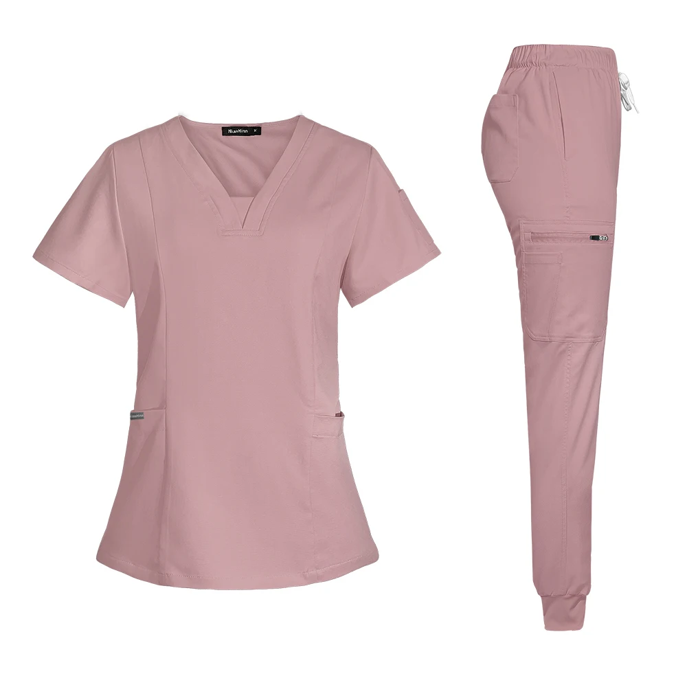 

Women Scrubs Sets Nurse Accessories Medical Uniform Slim Fit Hospital Dental Clinical Workwear Clothing Surgical Overall Suits