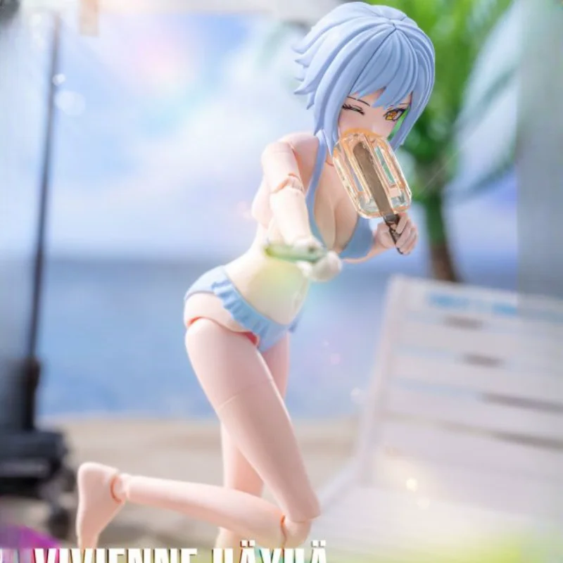 

In Stock Original Nuke Matrix Anime Forest'S Summer Vivienne Hayha Swimsuit Fox Hunt Mobile Suit Action Figures Toys Collection