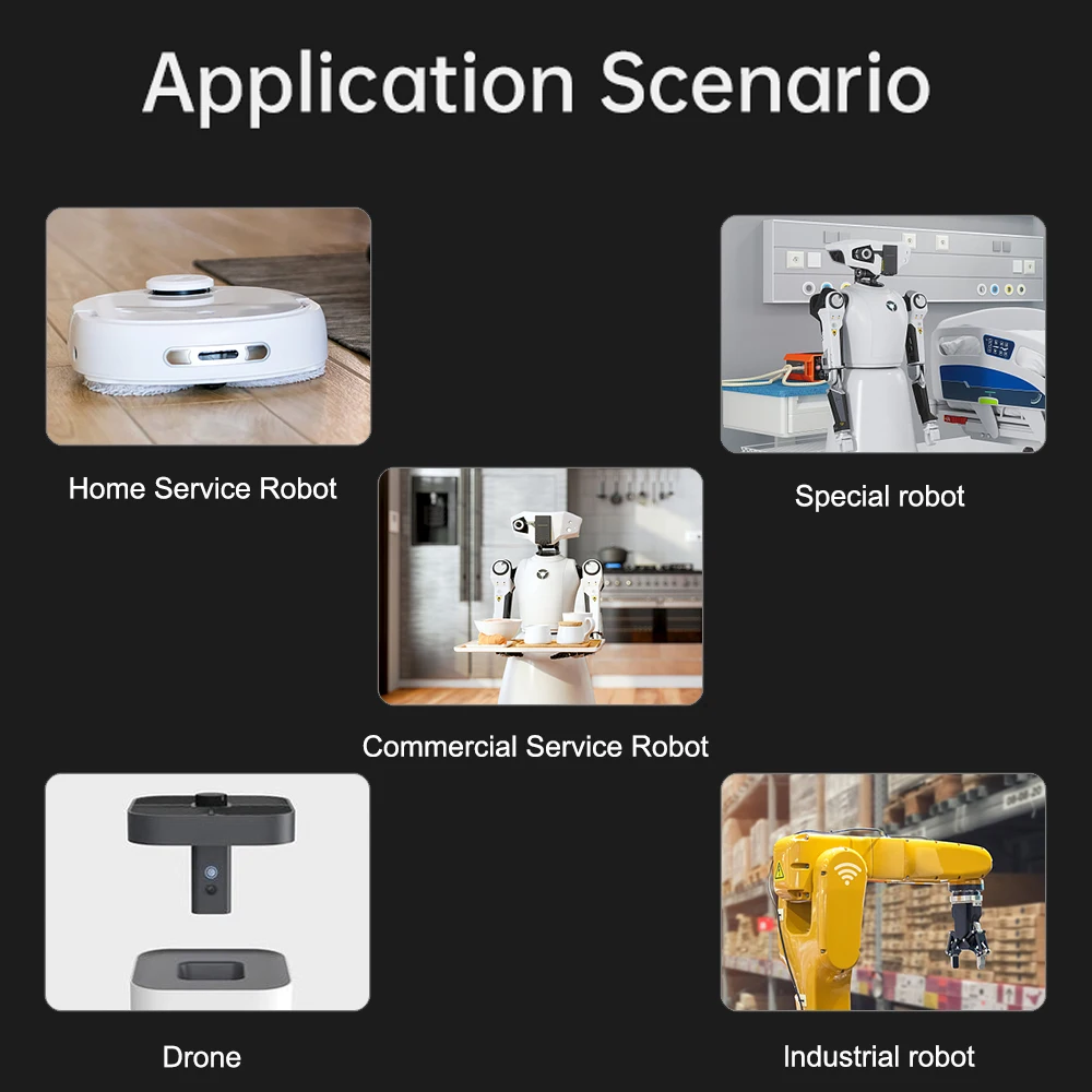 Solid State Lidar Sensor SSL-20L 15-200mm Ranging Range 100° Field of View Home Service Robot Avoidance Sensing Module