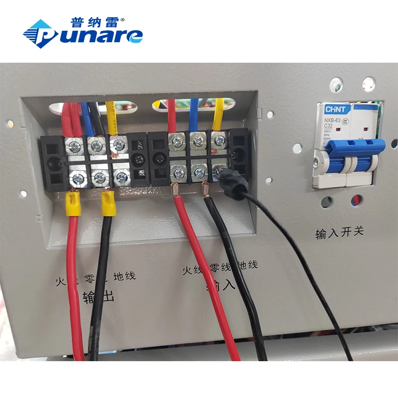 Punale P9550-SD single three-phase input single output AC variable frequency power supply 5K/10/20/30KVA programmable 300V