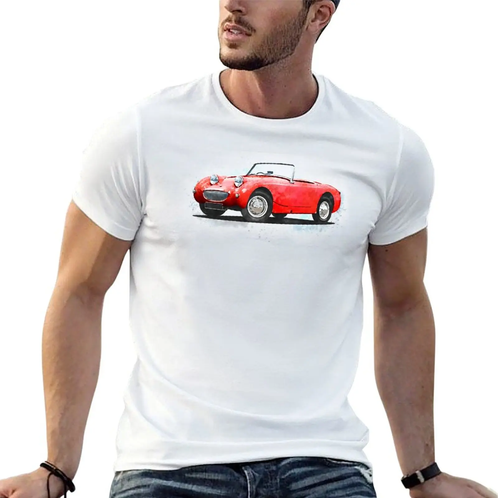 

Austin Healey Frogeye Sprite Red T-Shirt anime t shirts for man man t shirt summer T-Shirt