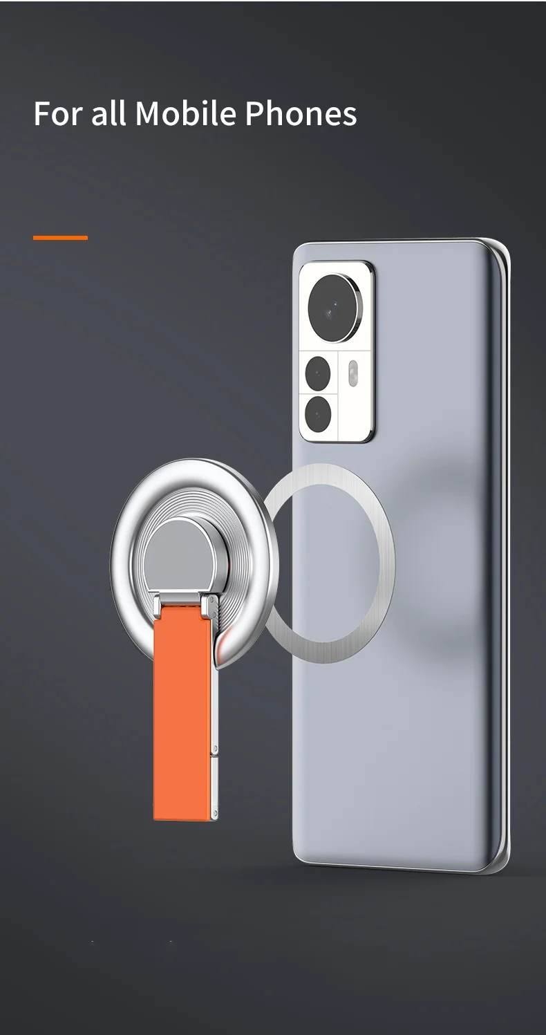 Starker magnetischer Telefonhalter für Magsafe, 360-Grad-Drehung, Magnet-Fingerring-Ständer, kompatibel mit iPhone 17 15 16 Xiaomi – Detail 17