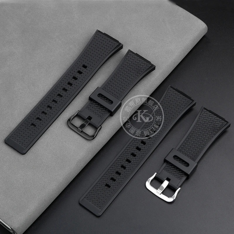 New Silicone Watchband For Casio GM110 GM-110 Strap G-SHOCK GM-110GB Waterproof Soft Rubber Watch Band 16mm Black Steel Bracele