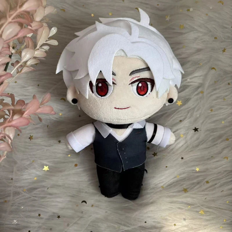 

20cm Anime Love and Deepspace Sylus Plush Doll Game Cartoon Cosplay Cute Soft Stuffed Toy Cosplay Birthday Holiday Gift