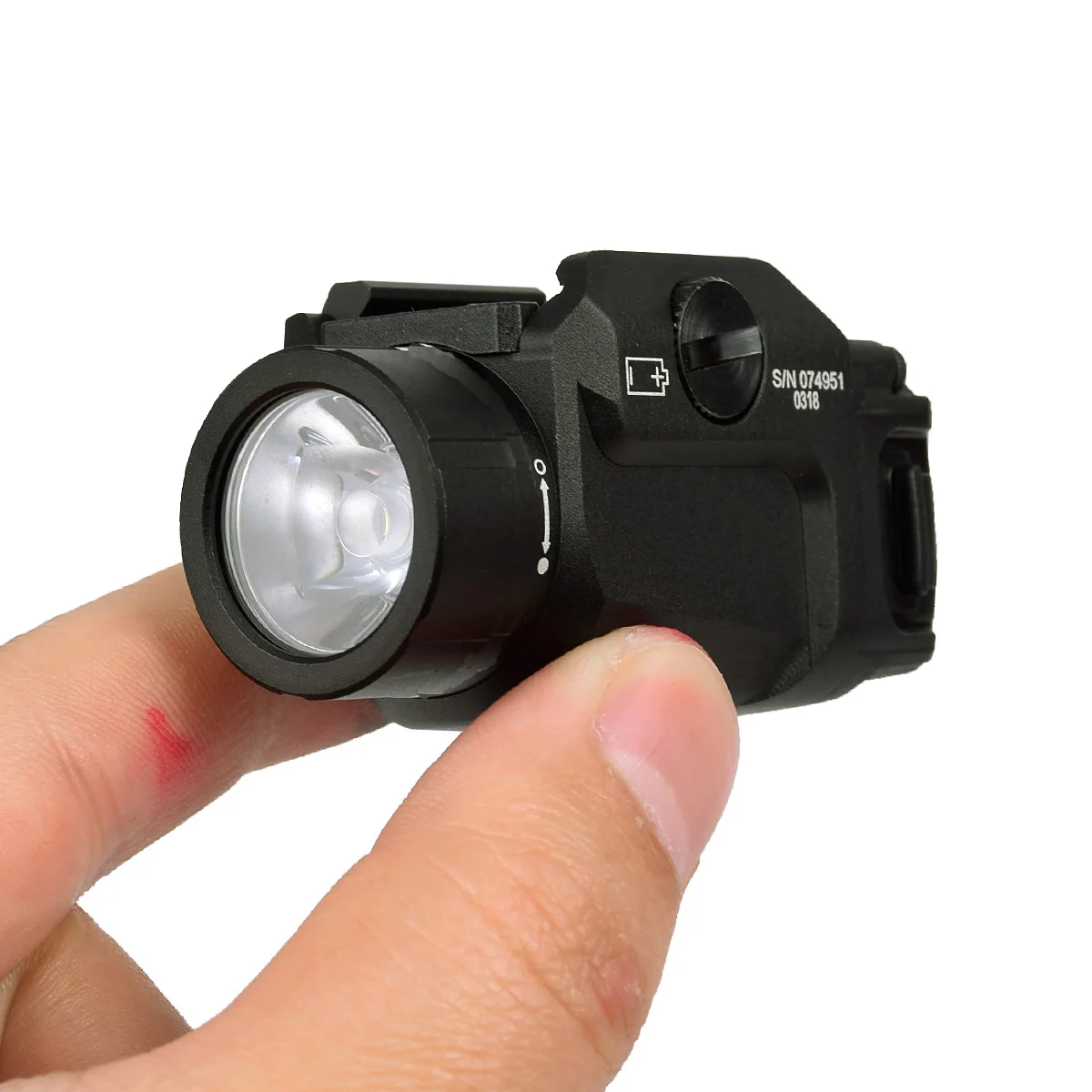 Imagem -06 - Tactical Stream Airsoft Arma Luz Scout Light Strobe Lanterna Tocha para Glock 17 19 20 mm Rail Tr7 Tr7