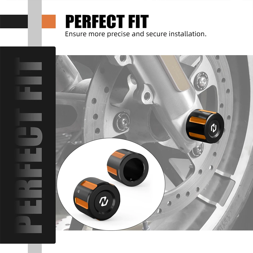 For Harley Street Glide Road Glide Special 2015-2023 Front Axle Nut Covers For Harley Road King FLHR Electra Glide Ultra Limited