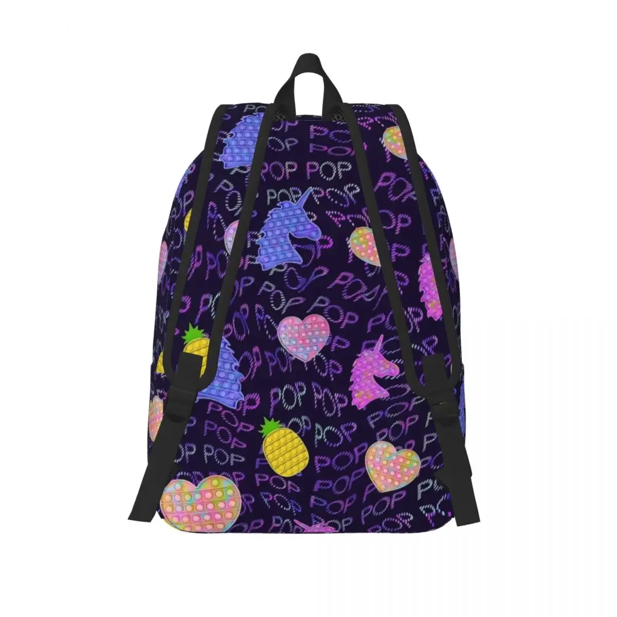 Pop Fidget Print Pattern Plecak dla przedszkolaka Przedszkole Szkoła Uczeń Fidgeting Unicorns Bookbag Chłopiec Dziewczyna Plecak dla dzieci