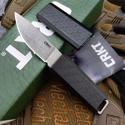 Convenient CRKT2425 Little Warrior Fishing Outdoor Camping Survival Nylon Wave Fiber Handle Rescue Self Defense Pocket Knife