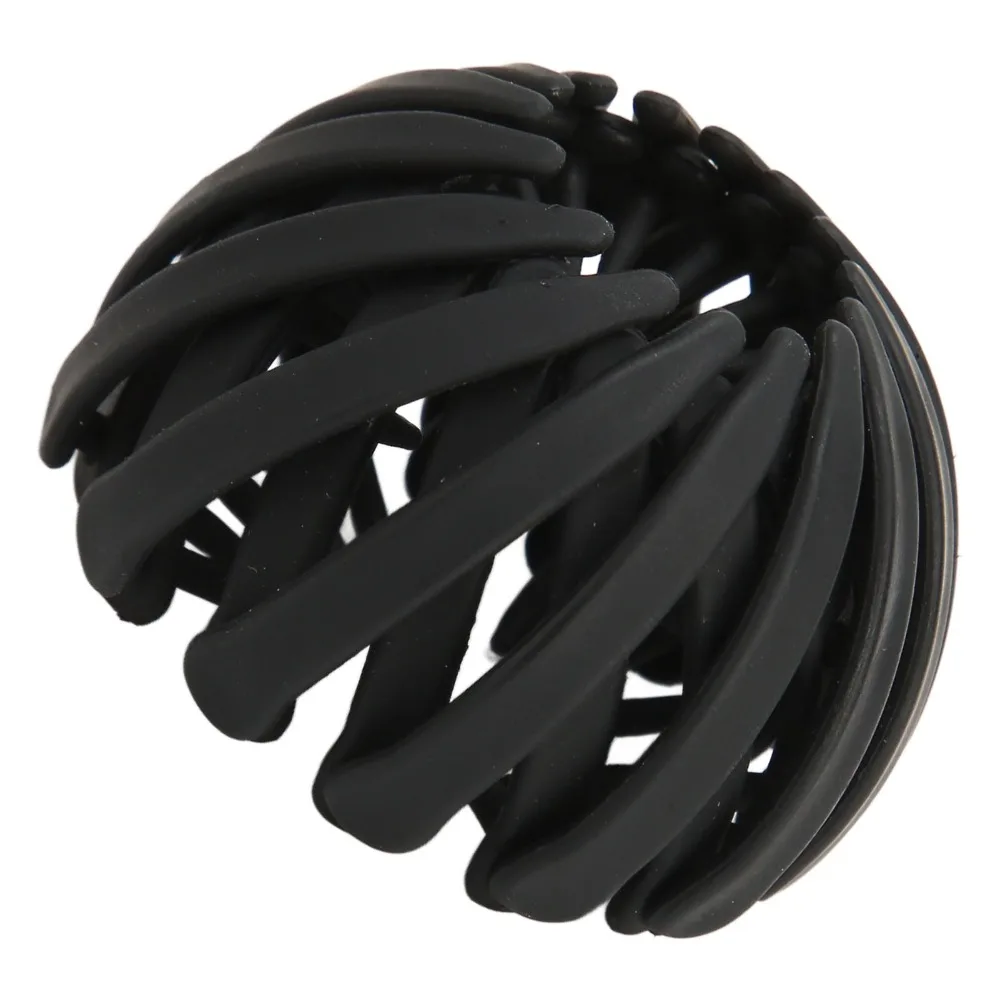 4pcs Plastic Ponytail Hair Clip Elegant Strong Grip Ponytail Holder Clip Bird Nest Design Stylish Expandable Hair Claw For Women