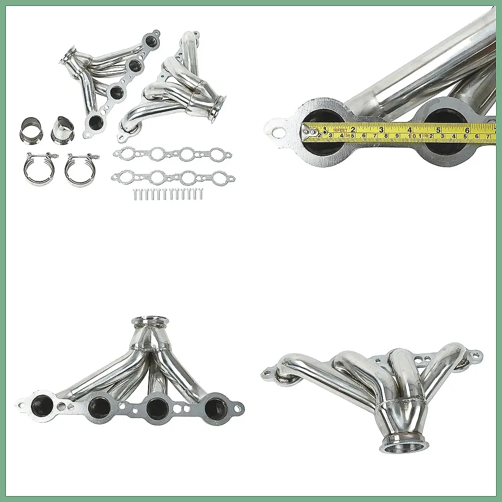 

Выпускной коллектор Shorty LS1 LS2 LS3 LS6, 1-5/8 дюйма, из нержавеющей стали T-304, для универсального тюнинга Chevrolet 1923-1967 годов