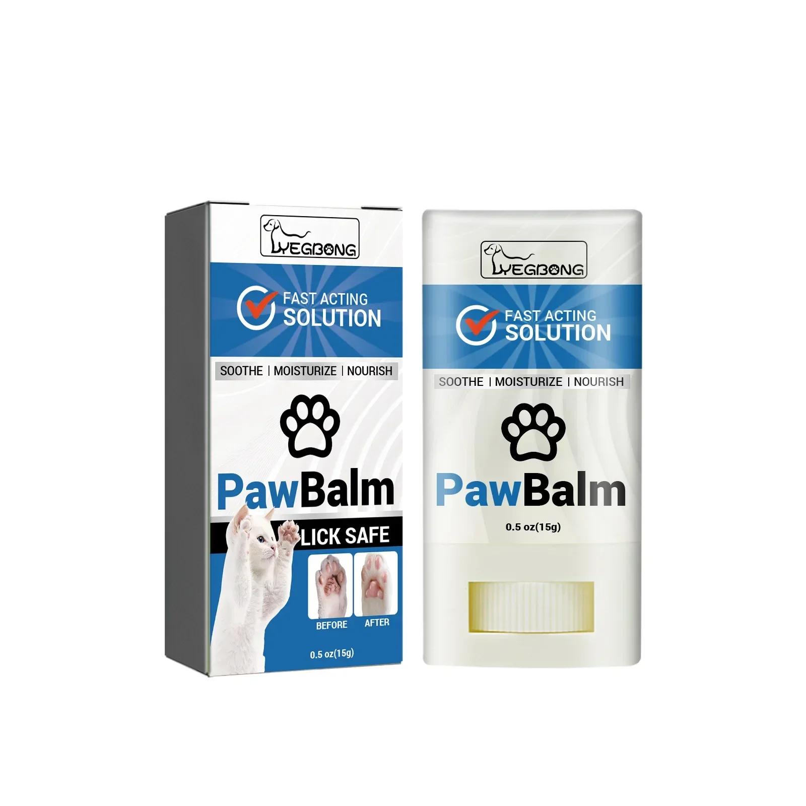 Paw Balm for Cats Dog Foot Cleaning Moisturizing Soother Nose Paw Pad Protection Lotion Repair Dry Cracked Foot Winter Paw Cream