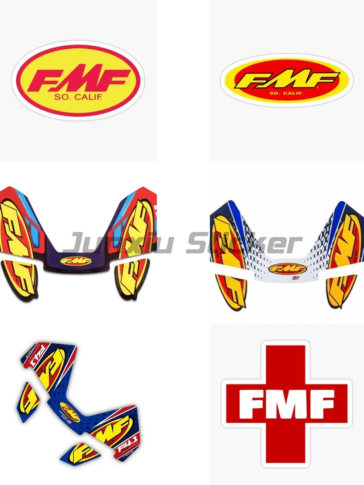 AliExpress FMF Motorcycle Exhaust Muffler Pipe Stickers for Decorate Car Bicycle Truck Motorcycle Wall Helmet Decal Accessories