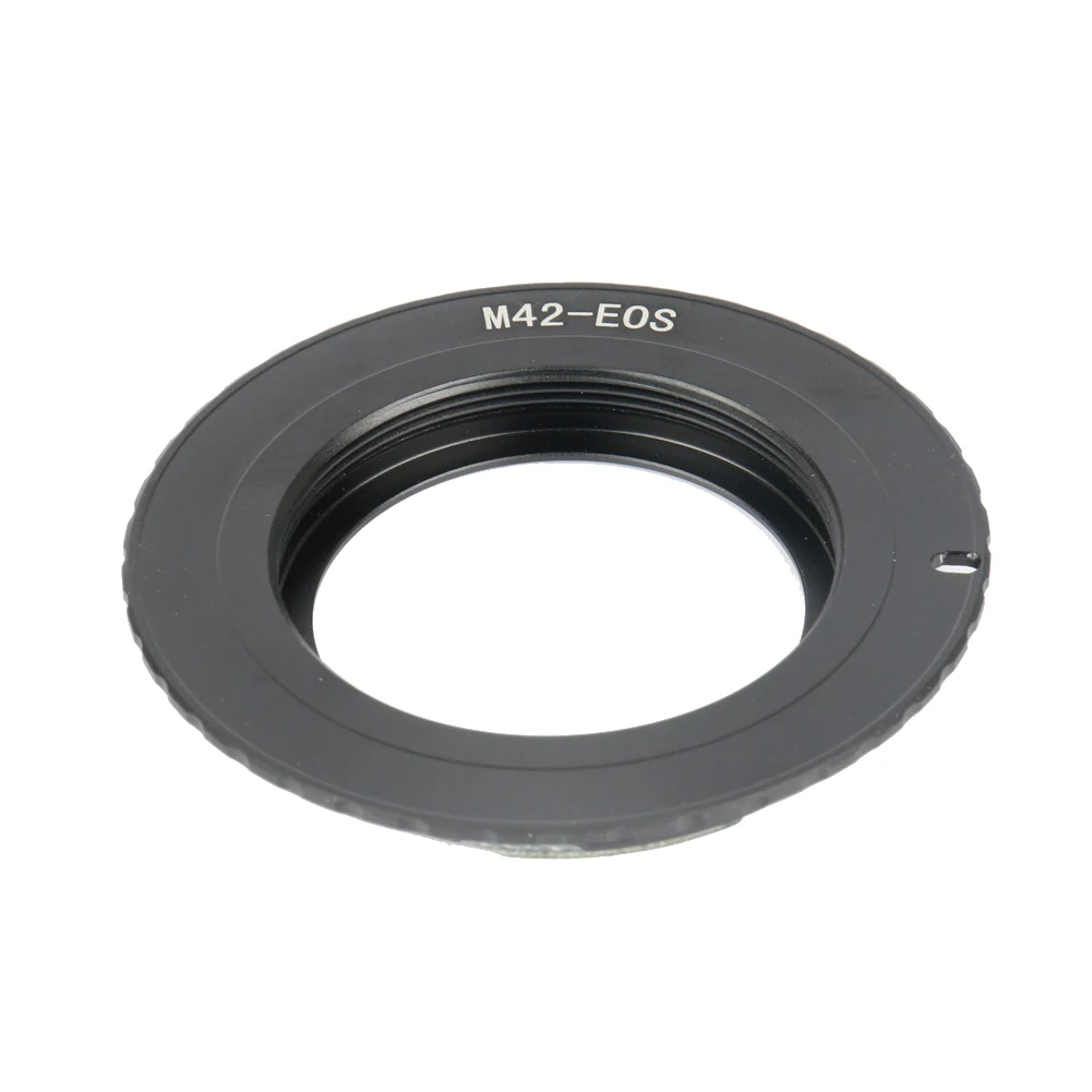 M42-EOS Adapter Ring M42 Lens Adapter AF Confirm Manual Focus Accuracy Metal for Canon 100D 1000D 1100D 1200D 400D 450D 500D