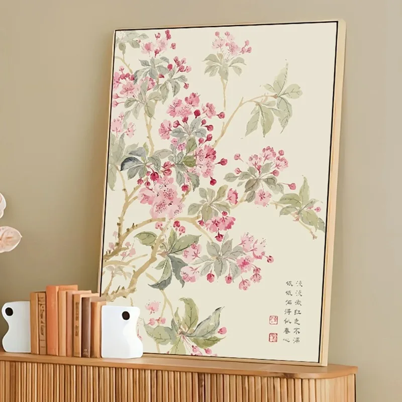 DIY Paint By Numbers  Chinese style flowers Digital Oil Painting for Adult and Kids