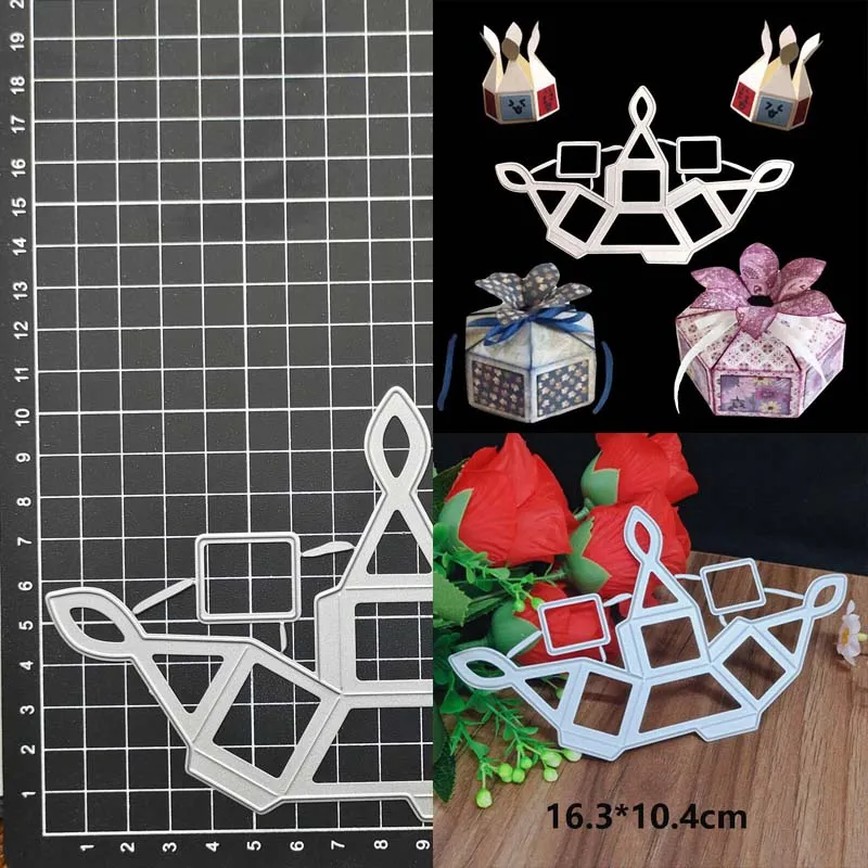 

Candy Box Metal Cutting Dies DIY decoration Embossing Handicrafts Template Scrapbook paper card craft Dies mould