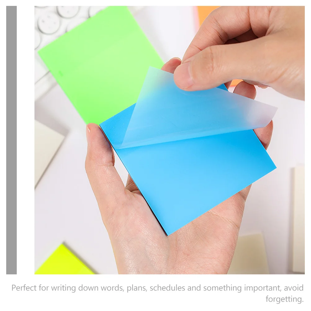 Memo Pads Adhesive Notepad Portable Blank Notes For School Office Home Self-Adhesive Memo Stickers Daily Use Note Pads