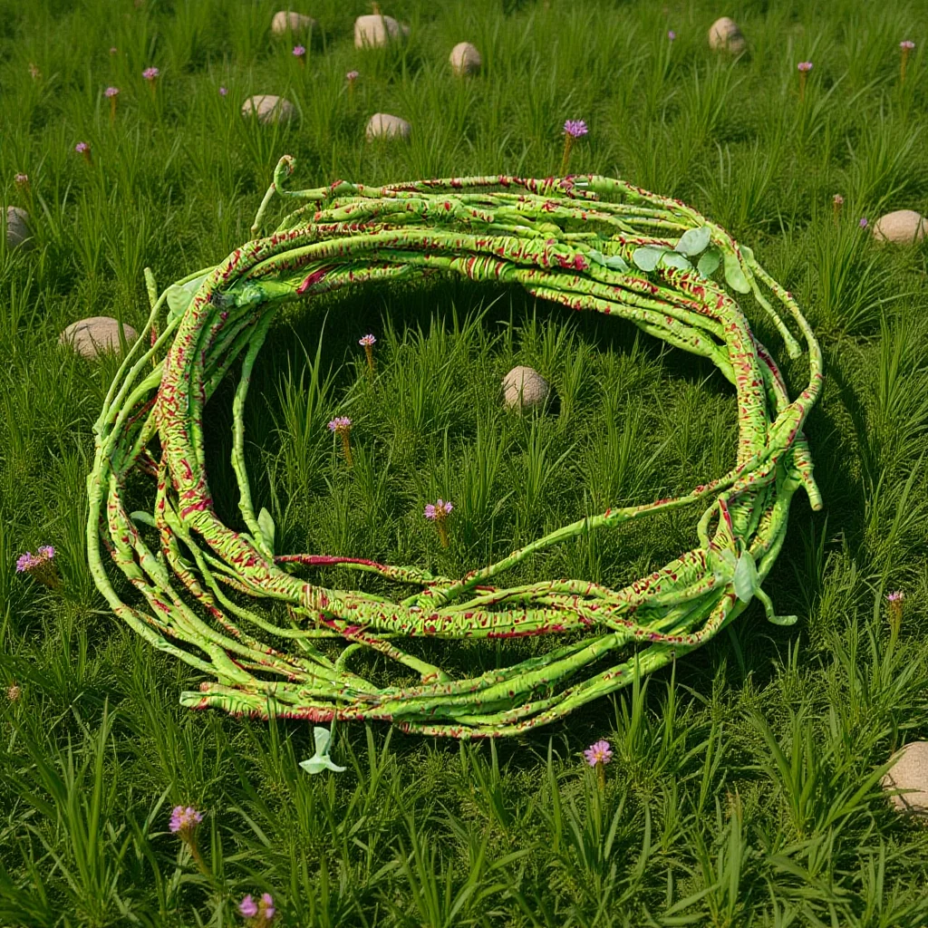 

Simulation Plant Rattan Vine Size 3 Flexible Artificial Hanging Vine Leaves Tropical Reptile Box Landscape Fake Plant Leaves