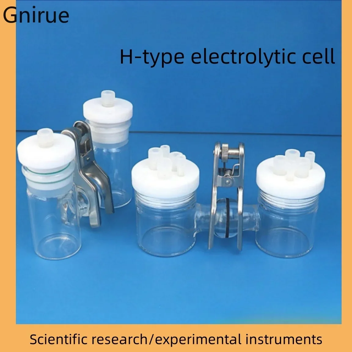 H-type sealing/interchangeable membrane electrolytic cell/photoelectrochemical experiment