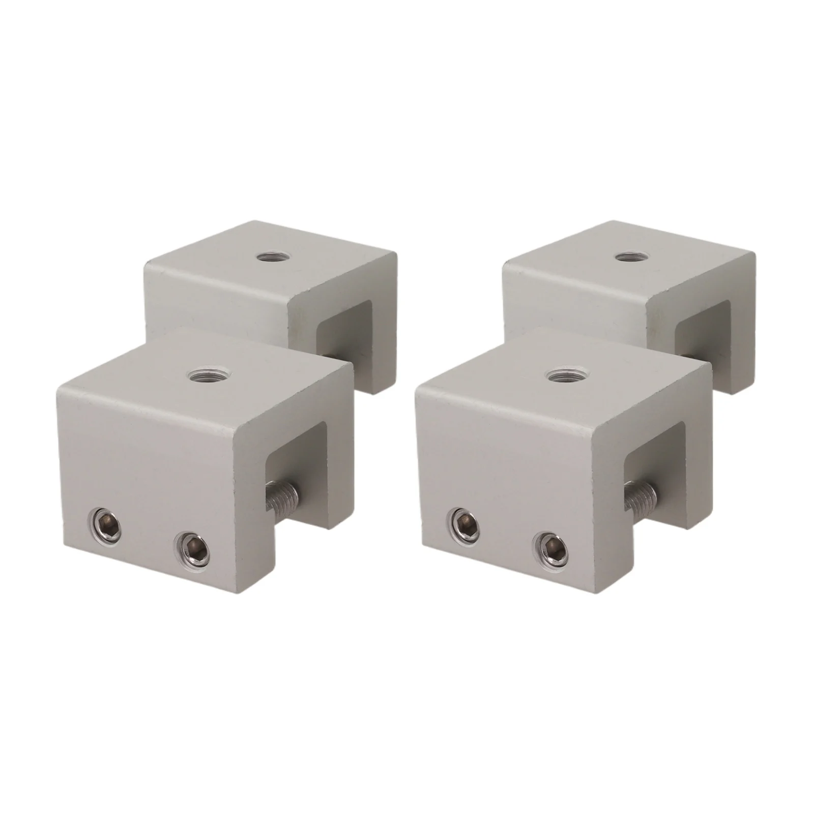 Silver Color Mounting Solar Panels Roof Seam Clamp Aluminium Seam Clamp Pre-assembled Clamps Real Color May Vary