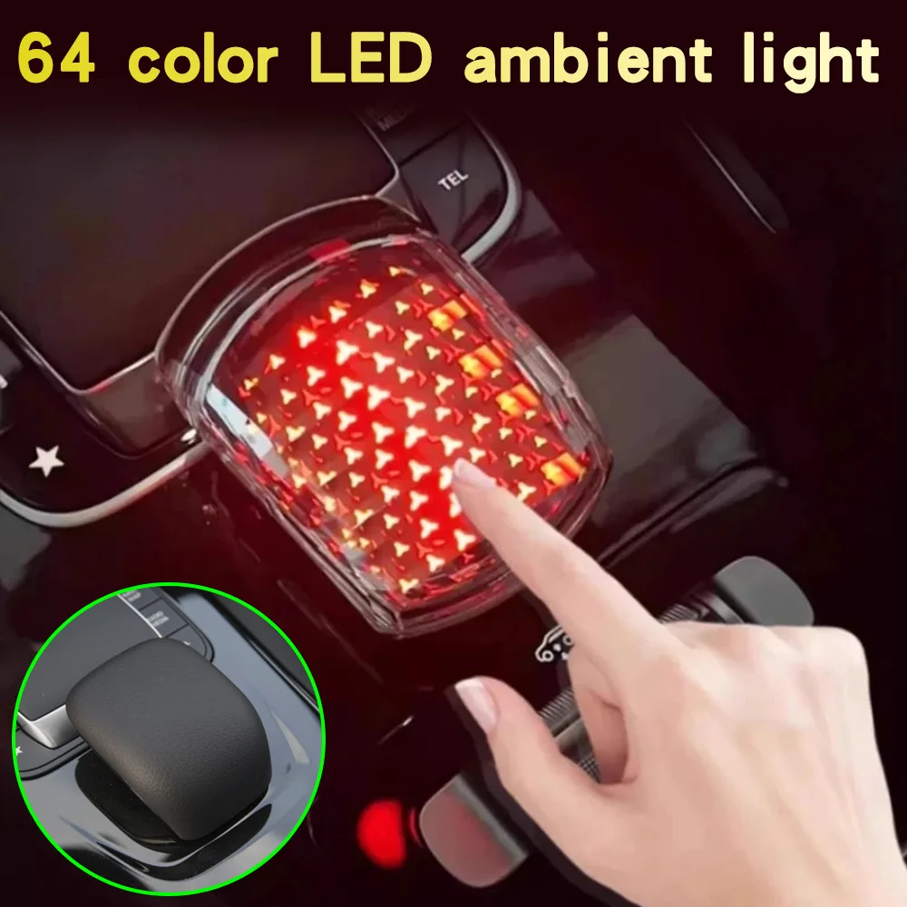 

LED Crystal Handle Gear Shift Knob Automatic Transmission Gear Shifter For Mercedes-Benz A GLB GLA CLA B EQA EQB GLE GLS-Class