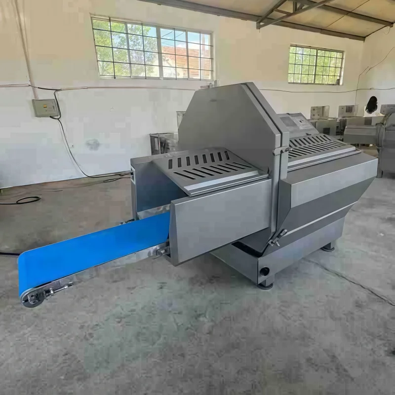Commercial Automatic Meat Portion Cutter XJT‑210, Precise Steak Bacon Fish Cheese Sausage Slicing Machine 3KW