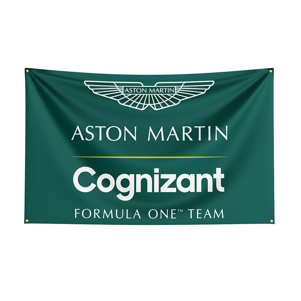 

3x5Ft ASTON MARTINS Flag Polyester Printed Racing Car Banner For Decor