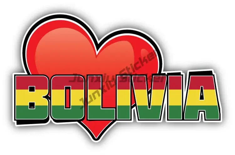 

BOLIVIA Bolivian National Flag Map Stickers Moto Bumper Window Car Accessories Vinyl Self-adhesive Decals