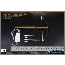 ZYTOYS 1/6 Mini kuszy montaż modelu Longbow dla 12 cal figurka żołnierze wyświetlacz broni kolekcja w magazynie