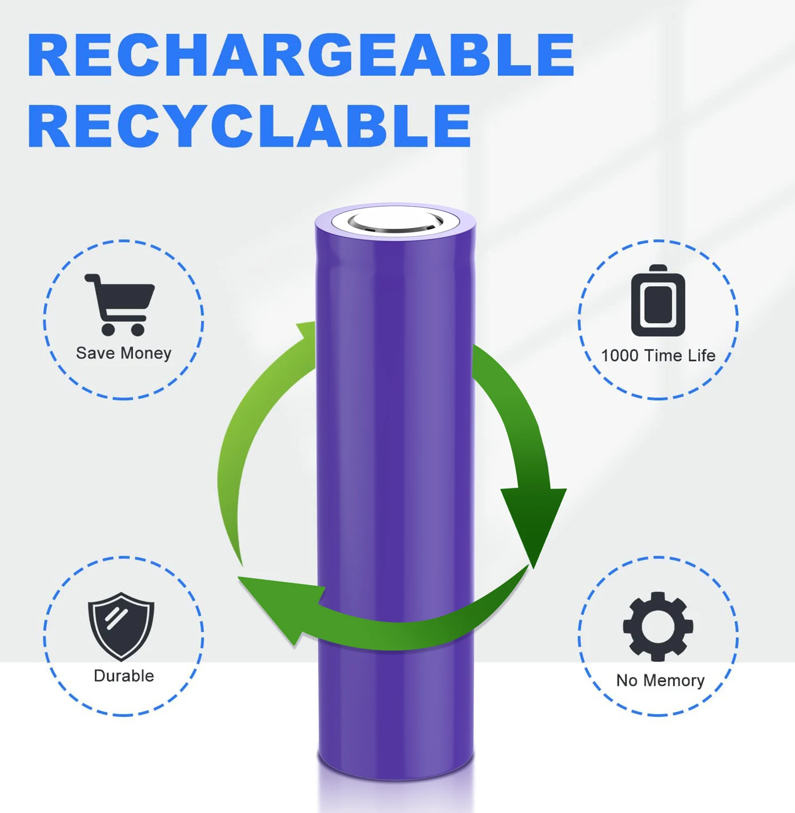 Originale nuovo di zecca 100% 3.7v 18650 Flat Top 3.5Ah batteria al litio ricaricabile Flat Top per batteria torcia per utensili elettrici Drone