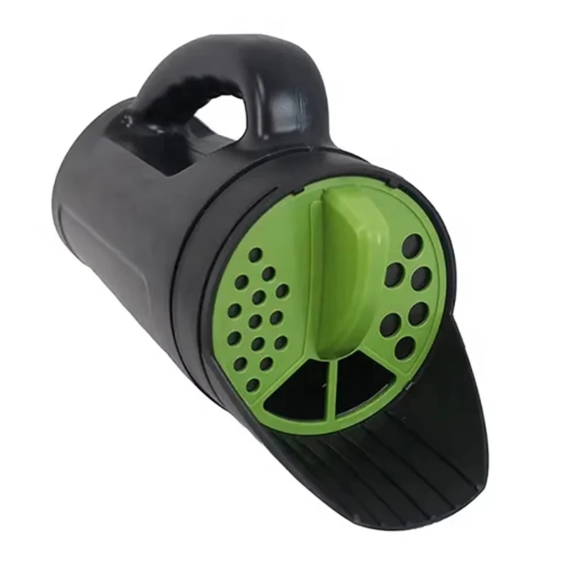 

player Handheld Seed Spreader Shaker for Garden Lawn - Adjustable Opening Sizes, Ideal for Seed Dispensing