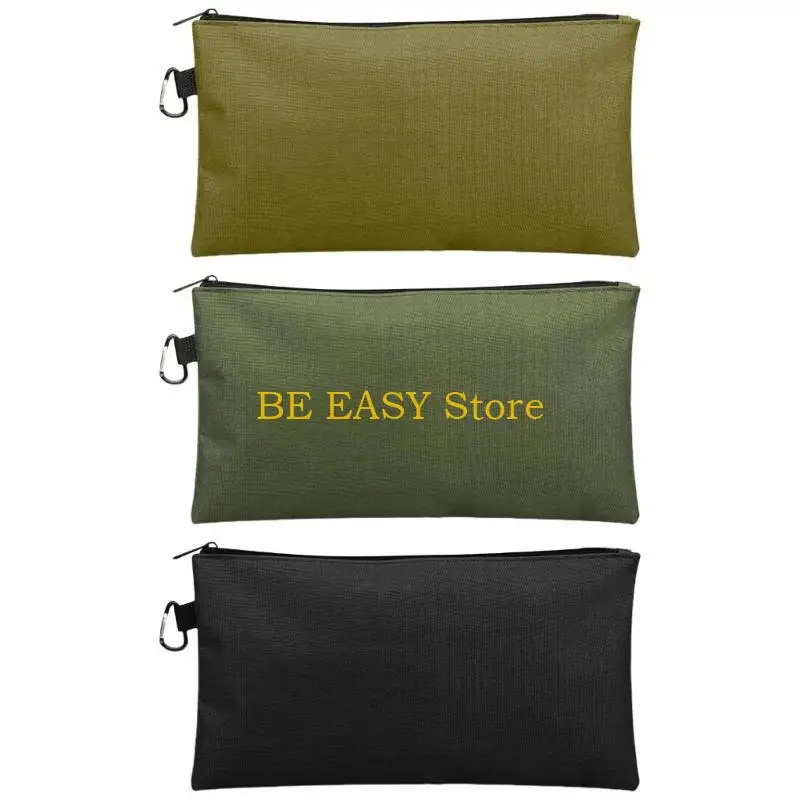 E28F 3 個ツールポーチ小型ツールバッグ多目的ジッパーポーチ整理用防水ユーティリティツール収納オーガナイザー