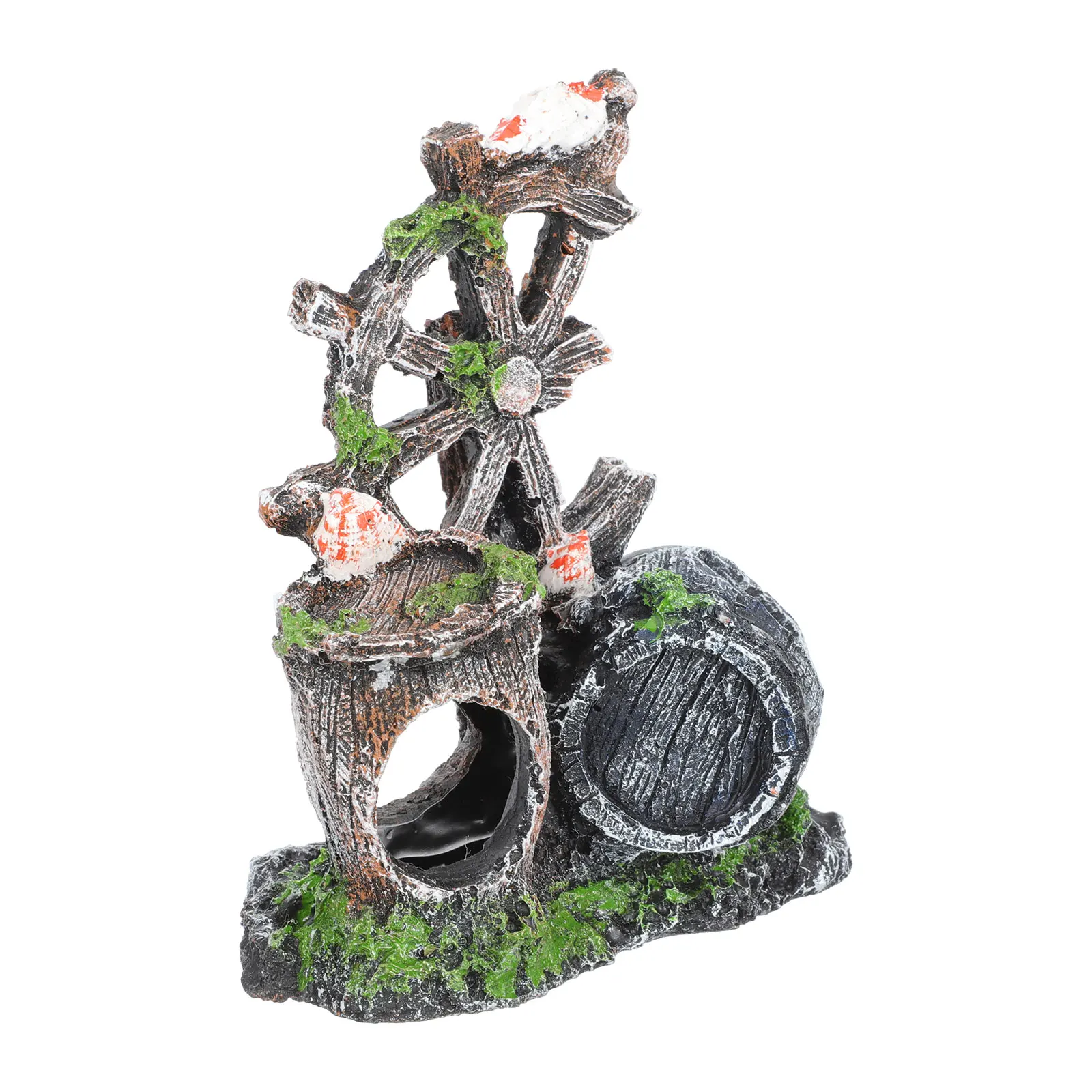 

Decor Resin Craft Hideout Ornament For Aquarium Shrimp Hideaway Shelter Landscape Accessory Hiding Cave Ornament Tank Accessory
