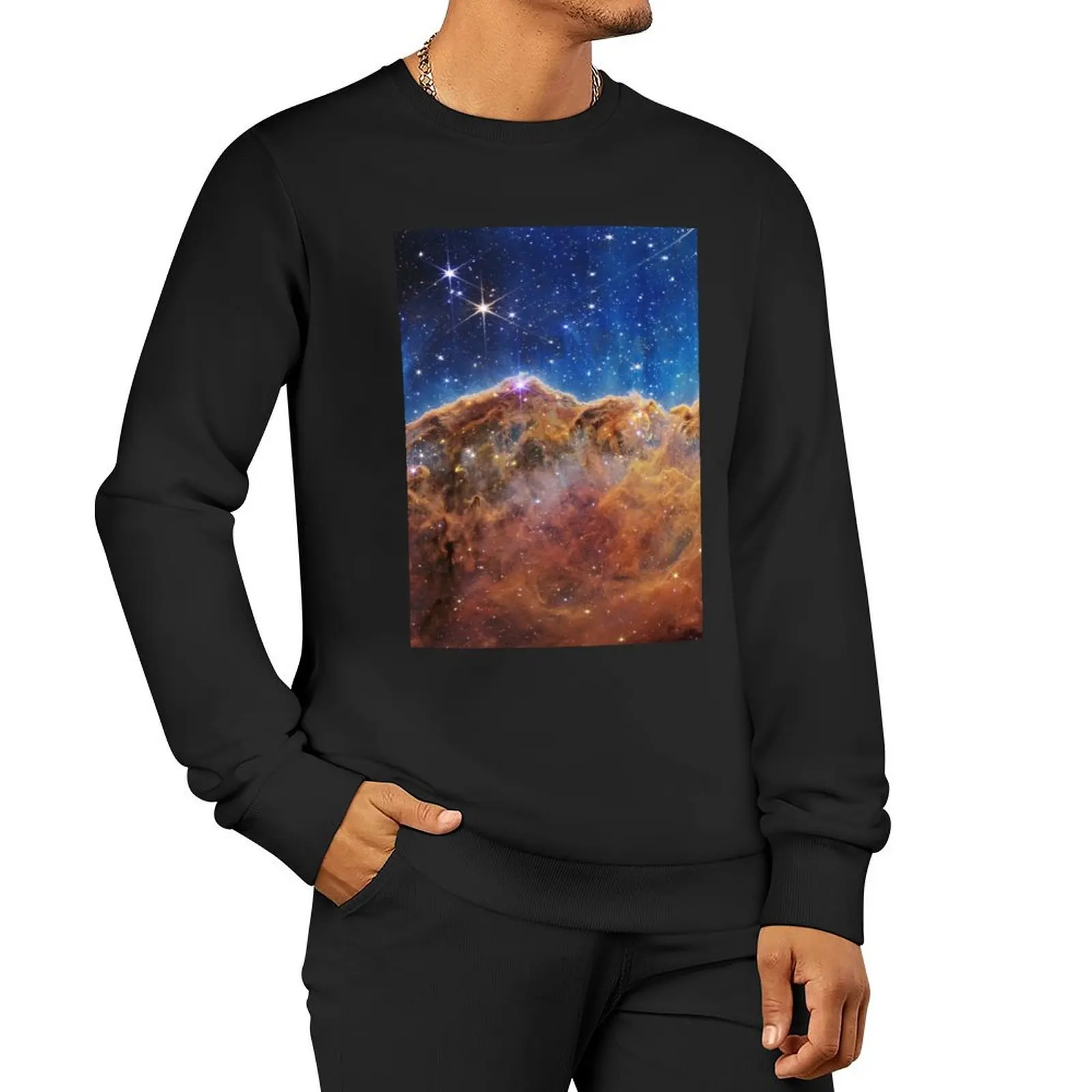 

Новый пуловер с капюшоном James Webb Telescope Carina Nebula Ultra High Res, мужская одежда, мужские толстовки