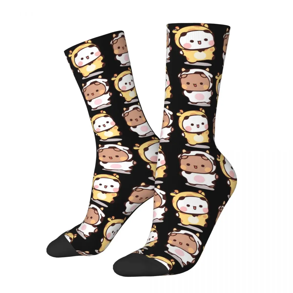 Women Men Socks Bear And Panda Bubu Dudu Balloon Skateboard Stockings Winter Fashion High Quality Socks Design Skateboard Socks