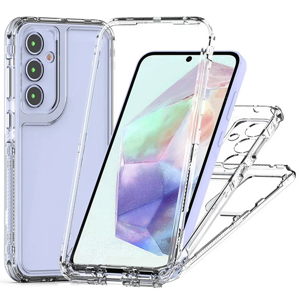 

A55 A 35 25 15 05 A05S 5G Crystal Case For Samsung Galaxy A55 A35 A25 A15 A05 A05S A54 A34 A24 A14 A23 A13 A04S A12 A03S Cover