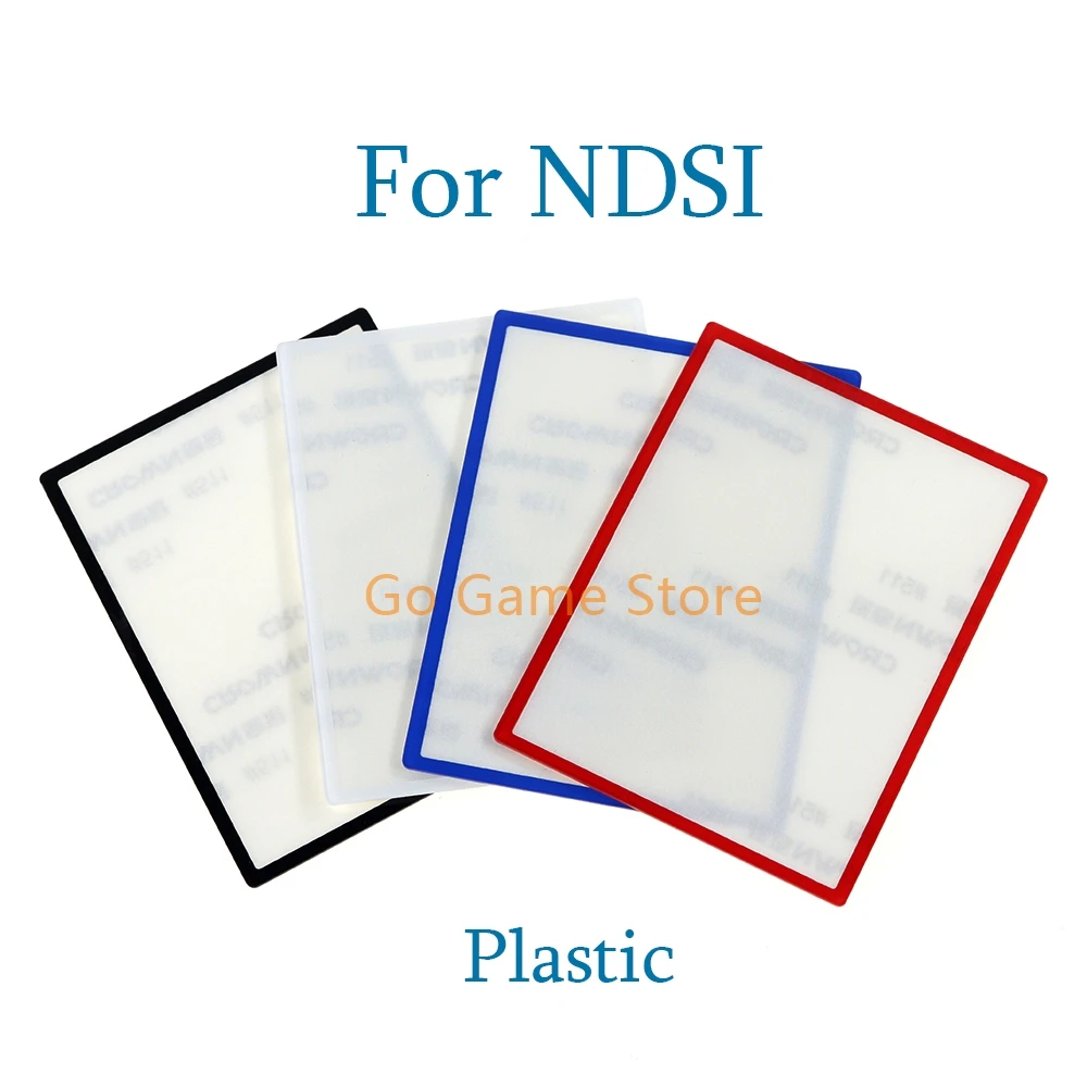 NDSi 상단 화면 용 20pcs Nintend DSi 게임 콘솔 상단 보호 패널 용 플라스틱 렌즈 커버